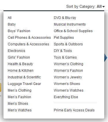 black friday deals by category