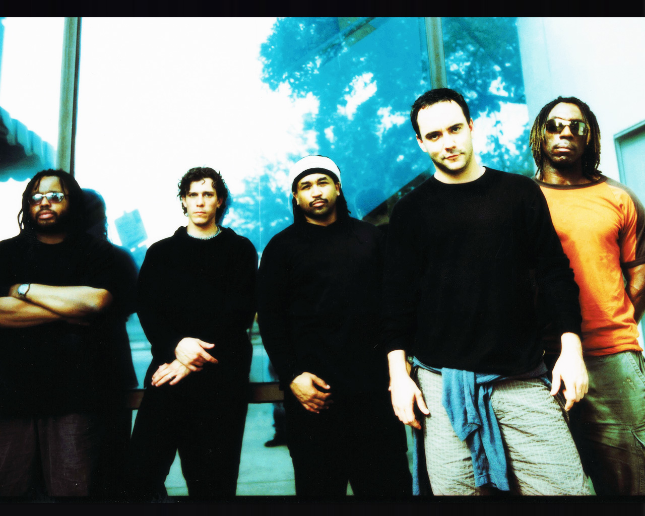 LeRoi Moore on the left in this photo of the DMB Band