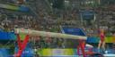 Alicia Sacramone takes off on the balance beam