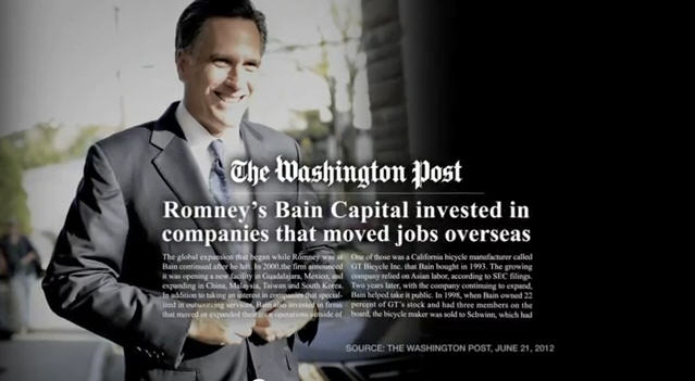 New Obama Campaign Ad: Romney The Outsourcer