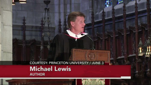 Michael Lewis on Princeton Speech