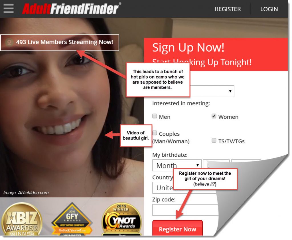 Adultfriendfinder Signup Register, elansalon